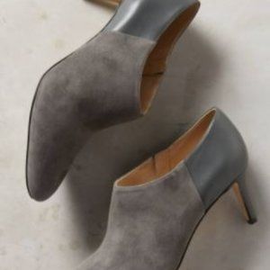 NEW Anthropologie Miss Albright Gray Ankle Booties